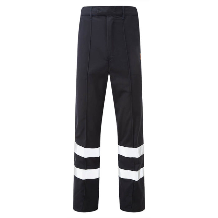 HAZTEC® Amna Flame Resistant Anti-Static Inherent Classic Trouser Navy Front