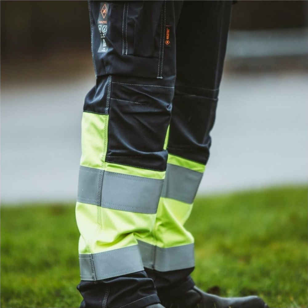Safetyware  DELTA PLUS Panostyle High Visibility Working Trousers in  PolyesterCotton